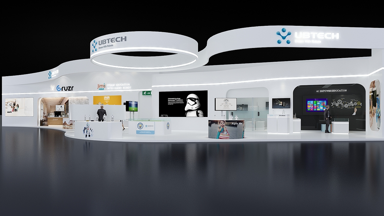 优必选（图ZMTYwMDc4NTE2） - 展陈设计 - 站酷设计师虚幻无名原创素材 - 站酷ZCOOL