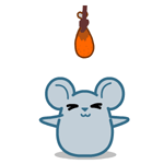 翔通动漫原创表情---黑眼鼠