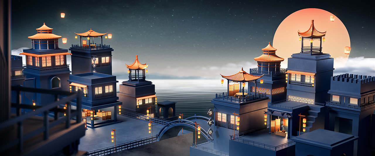 2021年中秋视觉海报（图ZMjkwMDE2NDMy） - 动画/影视 - 站酷设计师Ctrl_ZZZ原创素材 - 站酷ZCOOL