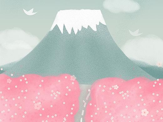 每周一画：画歌词-富士山下