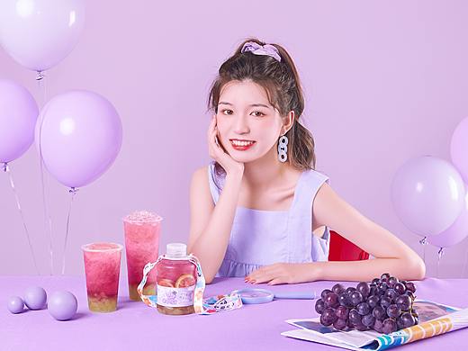 饮品摄影 | 元气葡萄