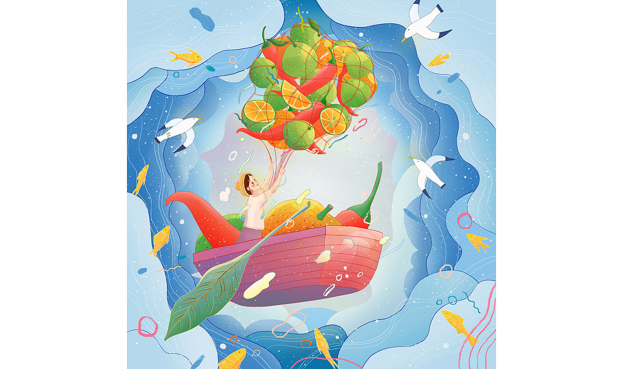 桔子插画包装（图ZMTkxNjM0MTQ4） - 商业插画 - 站酷设计师芭jia原创素材 - 站酷ZCOOL