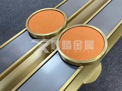 星级酒店大门拉手 高端定制弧形玫瑰金不锈钢拉手厂家