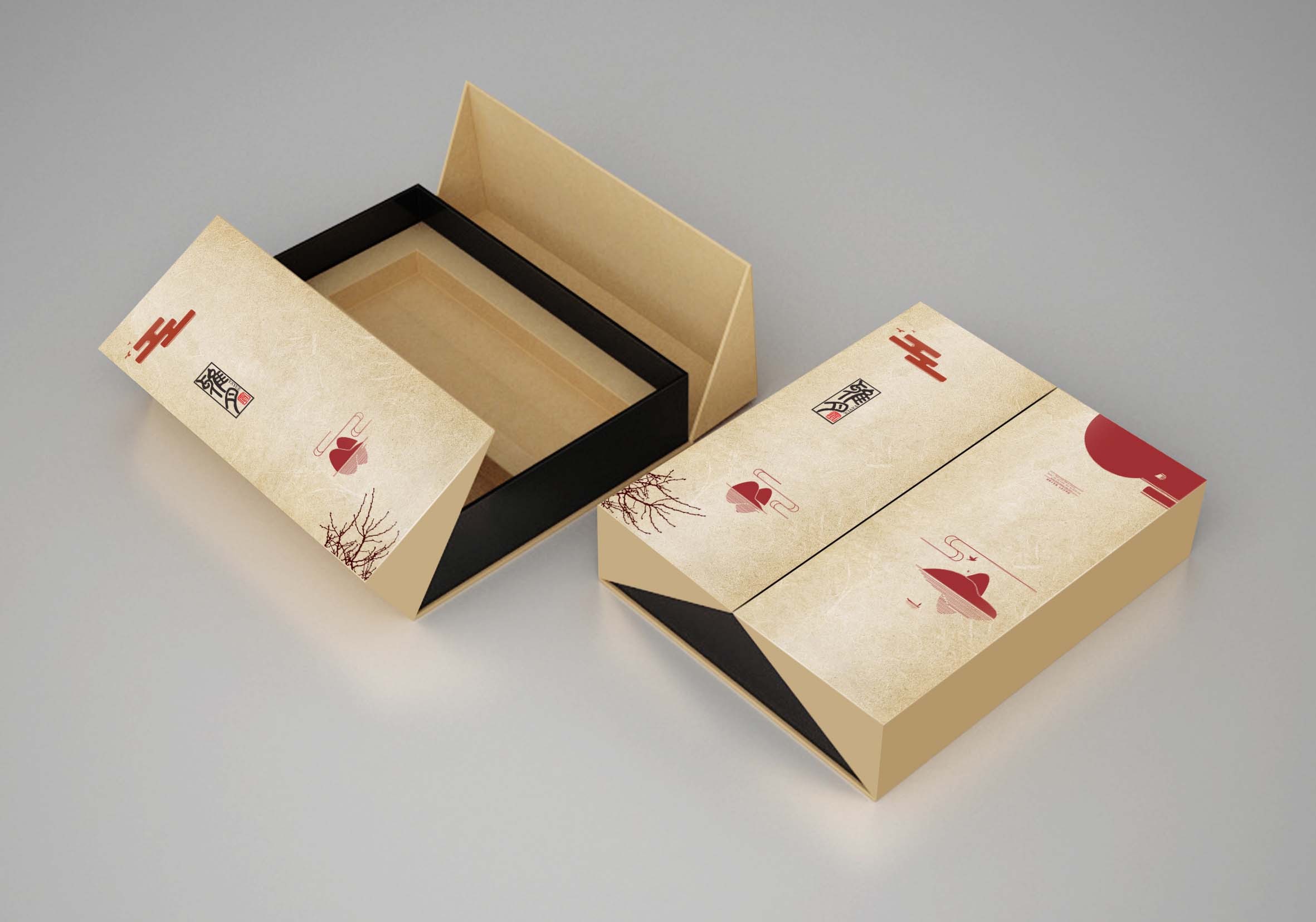 月饼包装设计练习