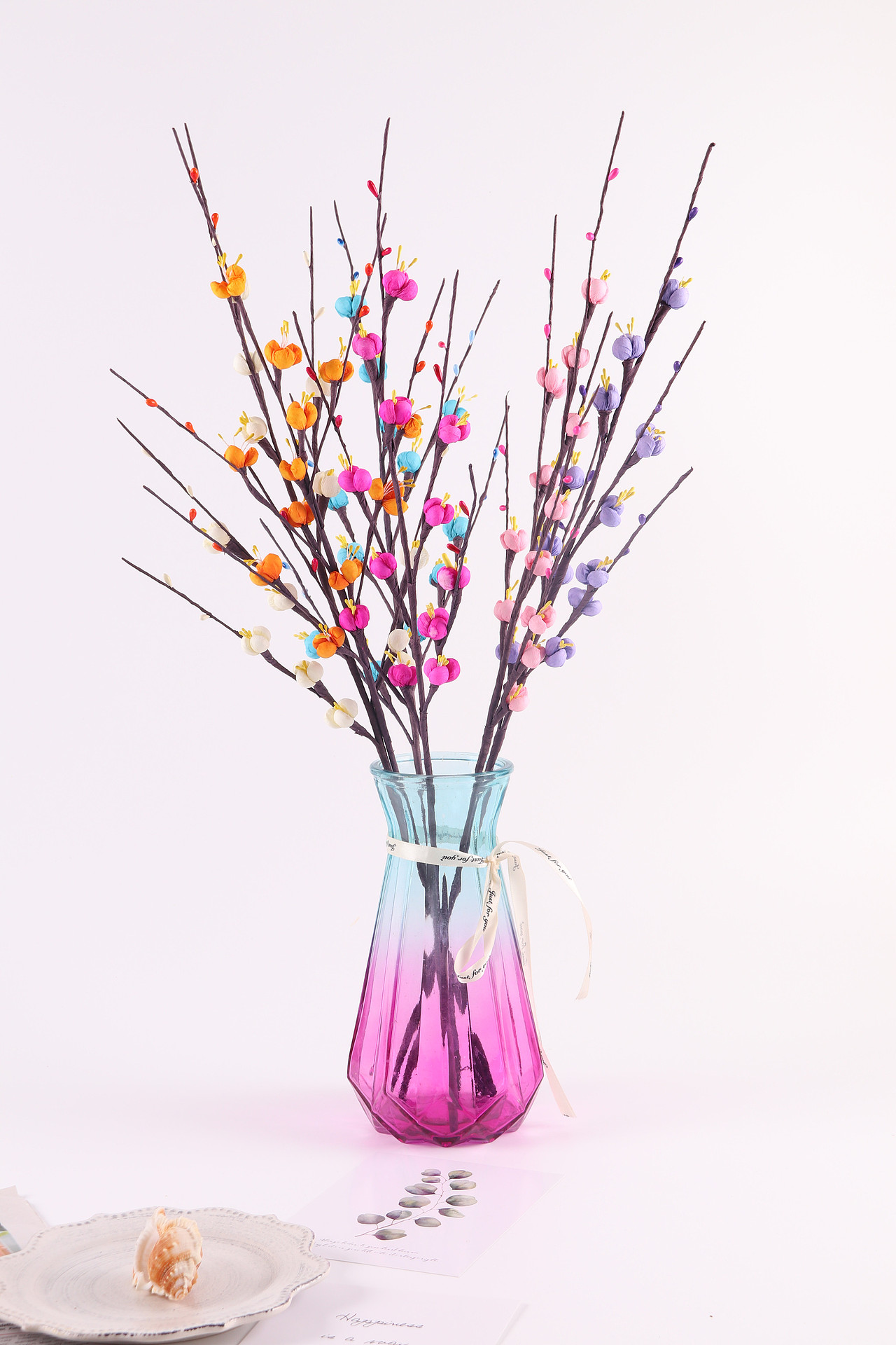 B10鲜花园艺\C02-仿真花果\V03仿真五彩桃花X1（图ZMjU1NzY2MTY4） - 产品摄影 - 站酷设计师图海网原创素材 - 站酷ZCOOL