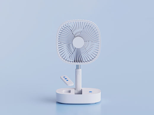 折叠风扇渲染