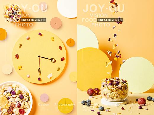 美食摄影｜冻干果燕麦脆脆～