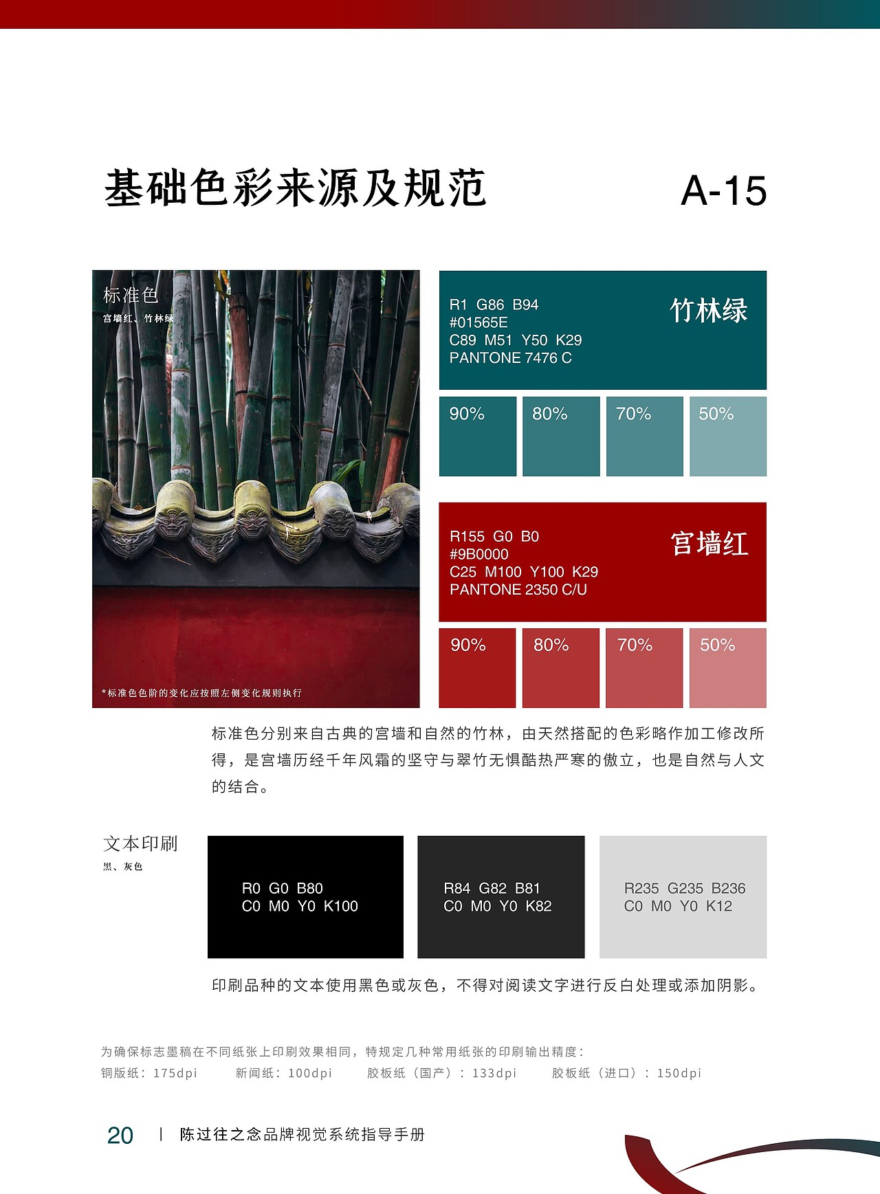 陈过往之念 品牌VIS设计