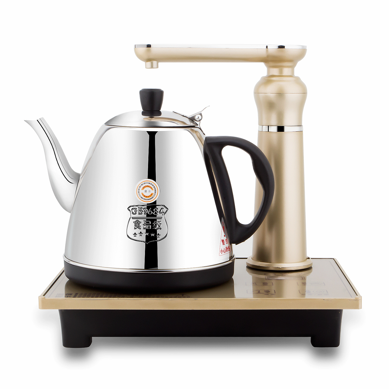 天猫304不锈钢电水壶产品精修图（图ZMTE1MzgzMTQ4） - 生活用品 - 站酷设计师我是星辰原创素材 - 站酷ZCOOL