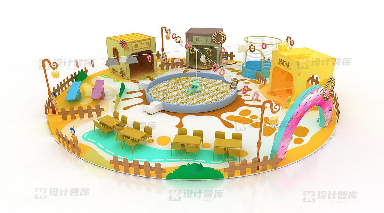 梦幻儿童乐园主题创意美陈设计