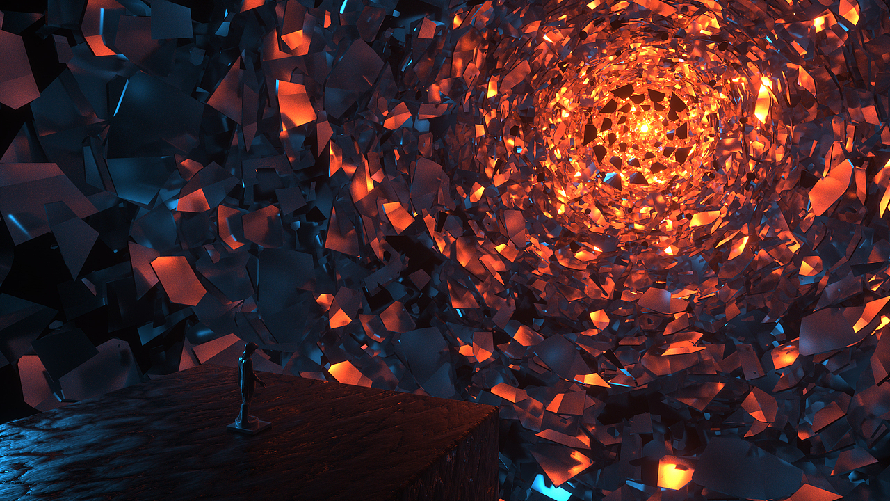 破碎天空|三维|建筑/空间|法王_临摹作品-站酷zcool