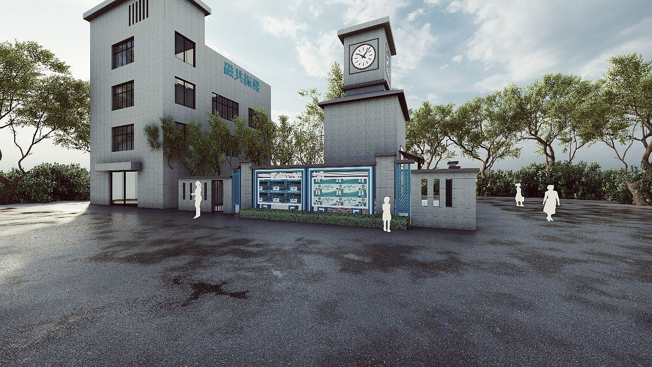 不忘初心，医往前行——医院展示园地景观改造设计！（图ZMzIzMzI4MDc2） - 景观设计 - 站酷设计师诗意景观原创素材 - 站酷ZCOOL