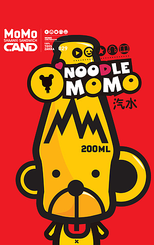LUTHUR-MOMO NOODLE 系列形象及衍生品（图ZMTAzMzg0MjA=） - 图案 - 站酷设计师luthur原创素材 - 站酷ZCOOL