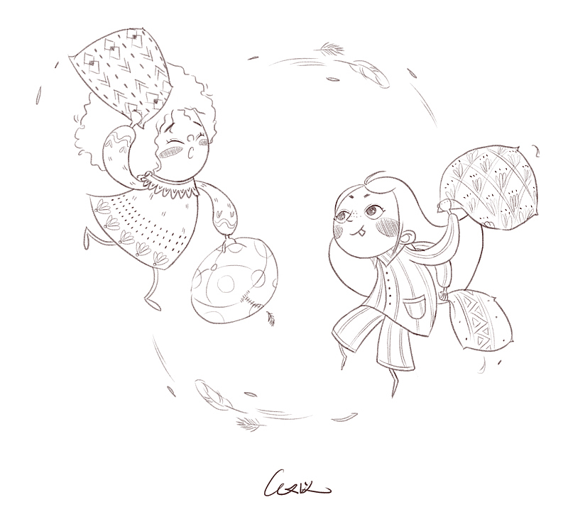 训练营见闻——有趣的线稿01