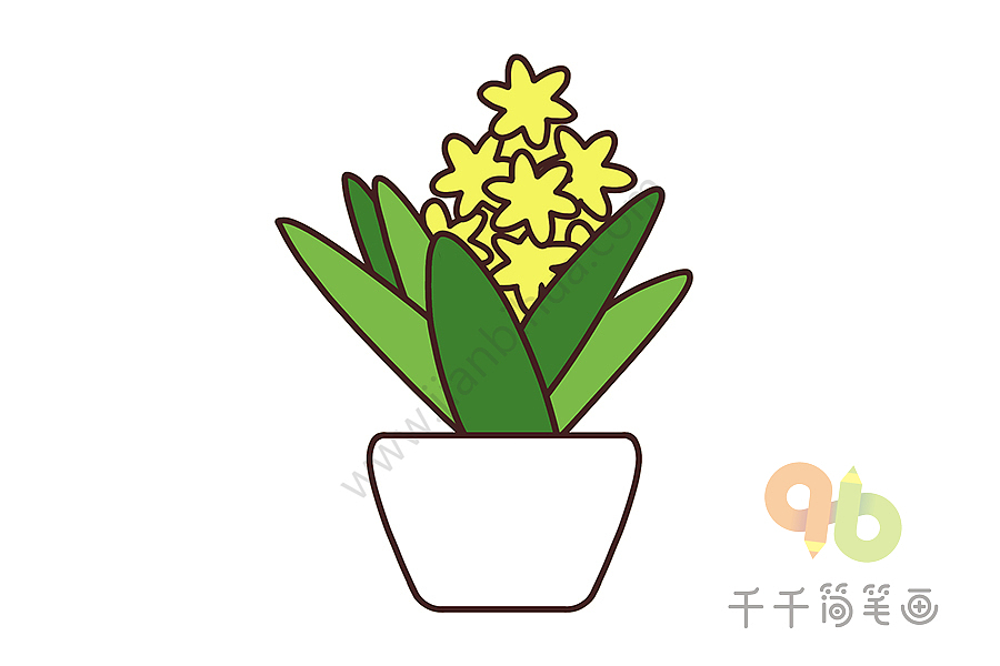 简笔画-风信子（图ZMjAzODkyODY4） - 儿童插画 - 站酷设计师抱只喵儿原创素材 - 站酷ZCOOL