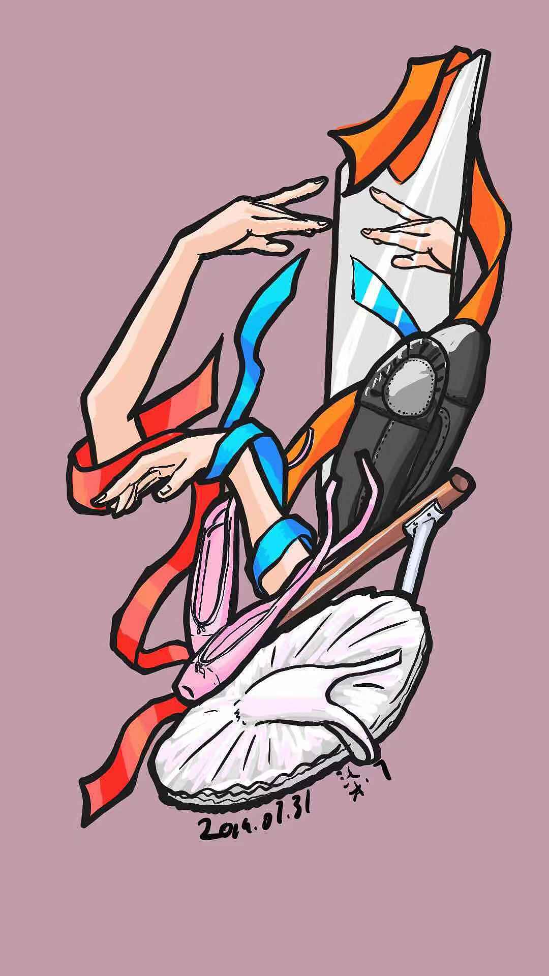 Jobs系列插画（图ZMTY5ODA0NDc2） - 新锐潮流插画 - 站酷设计师柒点7原创素材 - 站酷ZCOOL