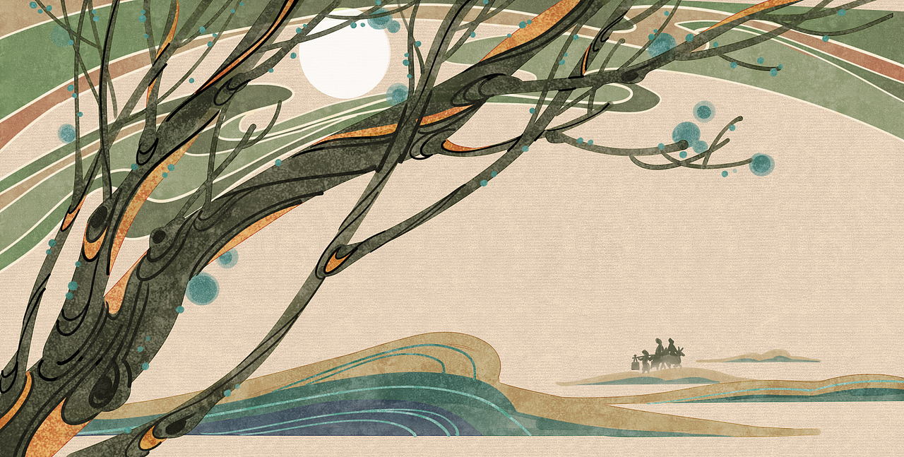 唐传奇故事绘本《虬髯客传》