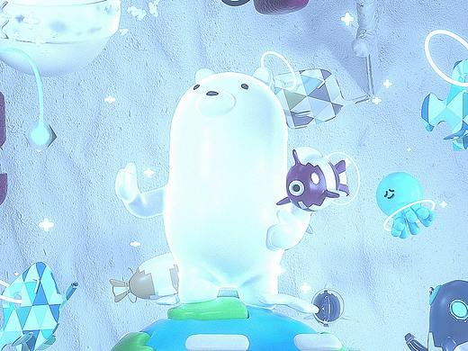 《站在地球上的熊》（个人主页-ZMzU1NjQzNTY=） - 海报 - 站酷设计师一个会飞的Zhu原创素材 - 站酷ZCOOL