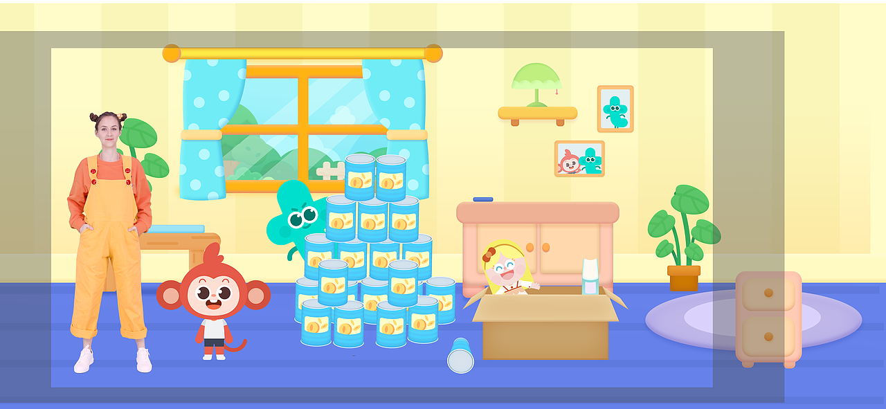 近一年做的一些教育类型项目的美术