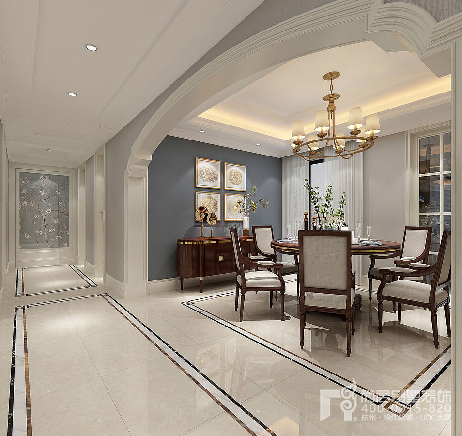 简约美式设计风格别墅装饰设计案例 实景拍摄照片