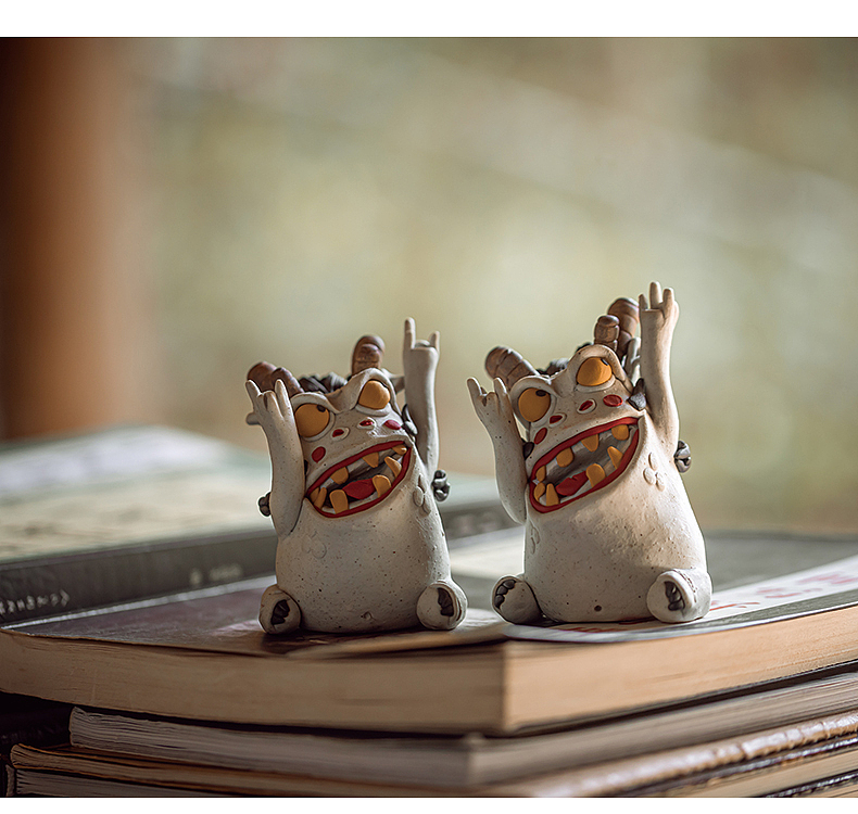 器十二原创手工捏雕嘻哈麒麟陶瓷摆件香插（图ZMjM2ODU4NDU2） - 其他手工艺 - 站酷设计师器十二原创素材 - 站酷ZCOOL