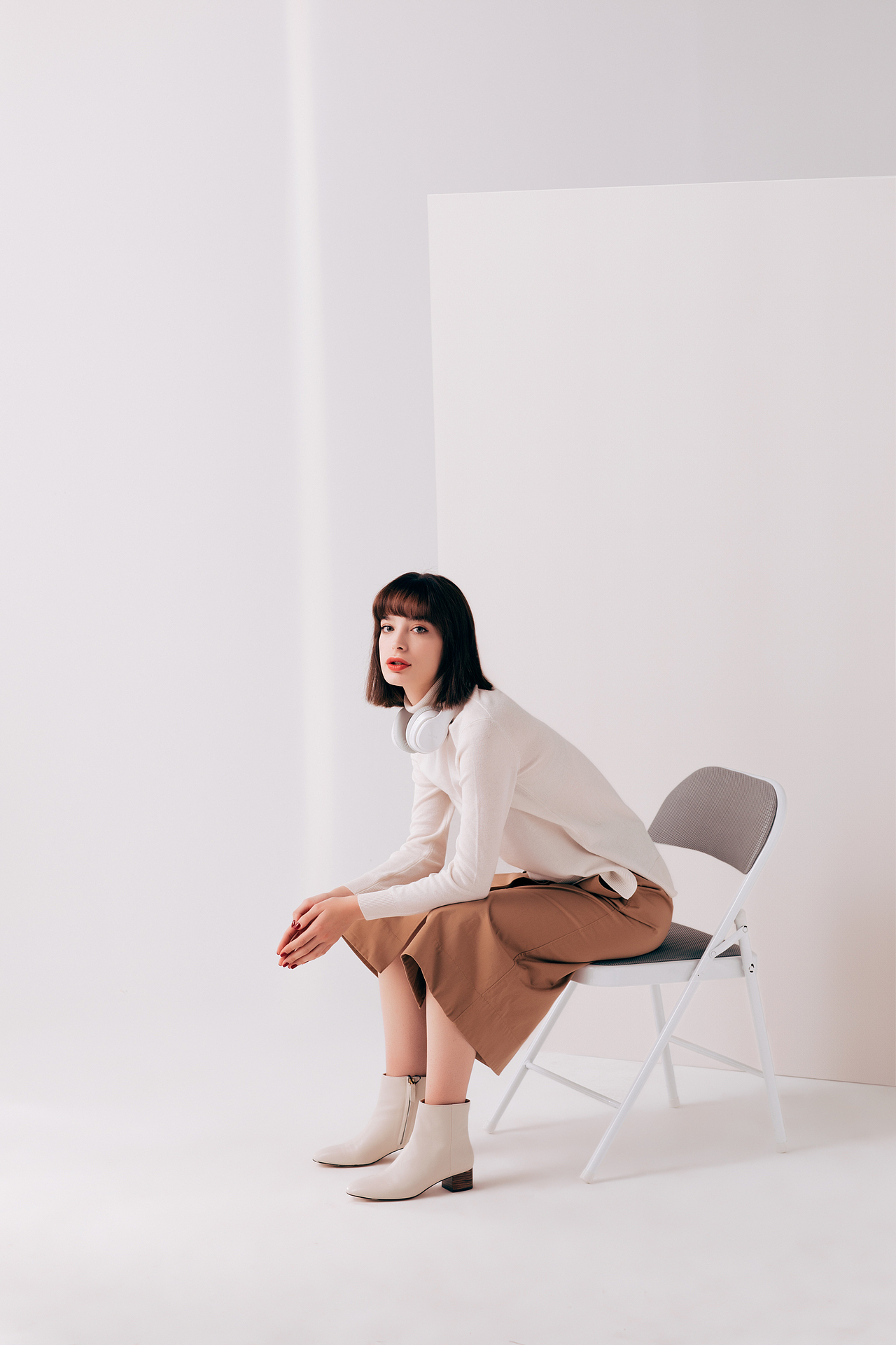 北欧风格人像-耳机