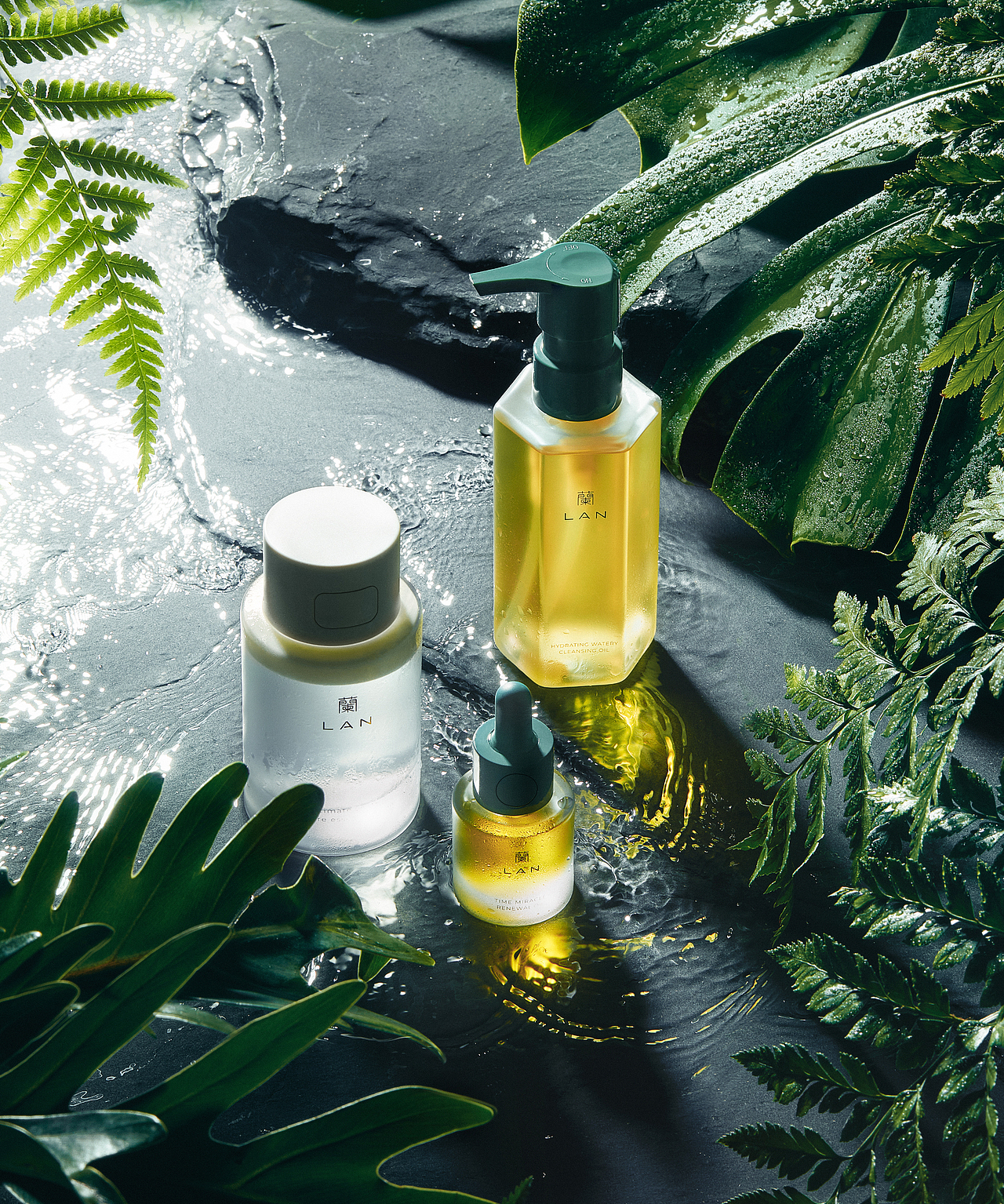 LAN蘭 | 大促页面视觉设计-护肤品618首页视觉拍摄修图