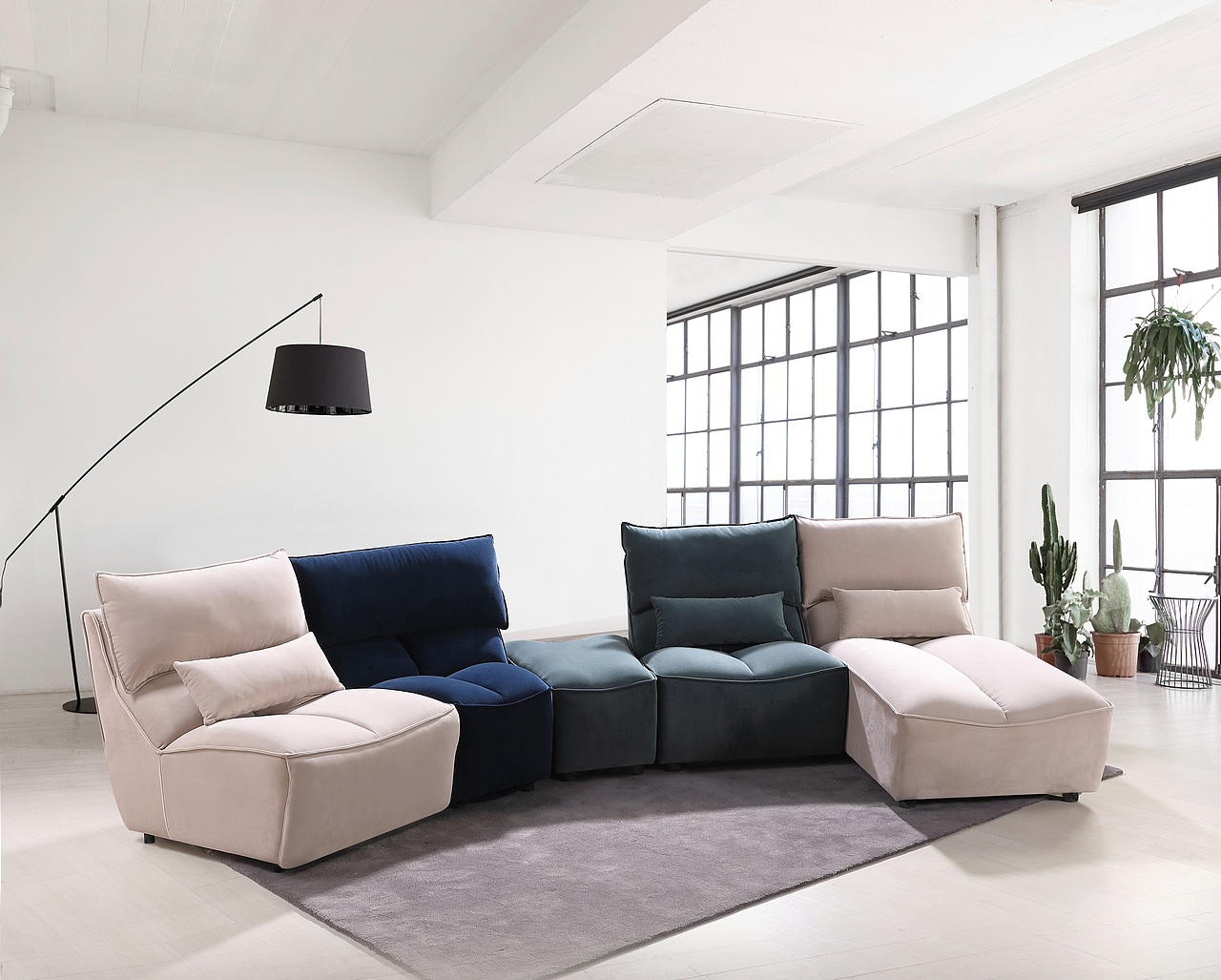 家具拍摄,惠州沙发拍摄,多人沙发平面拍摄图