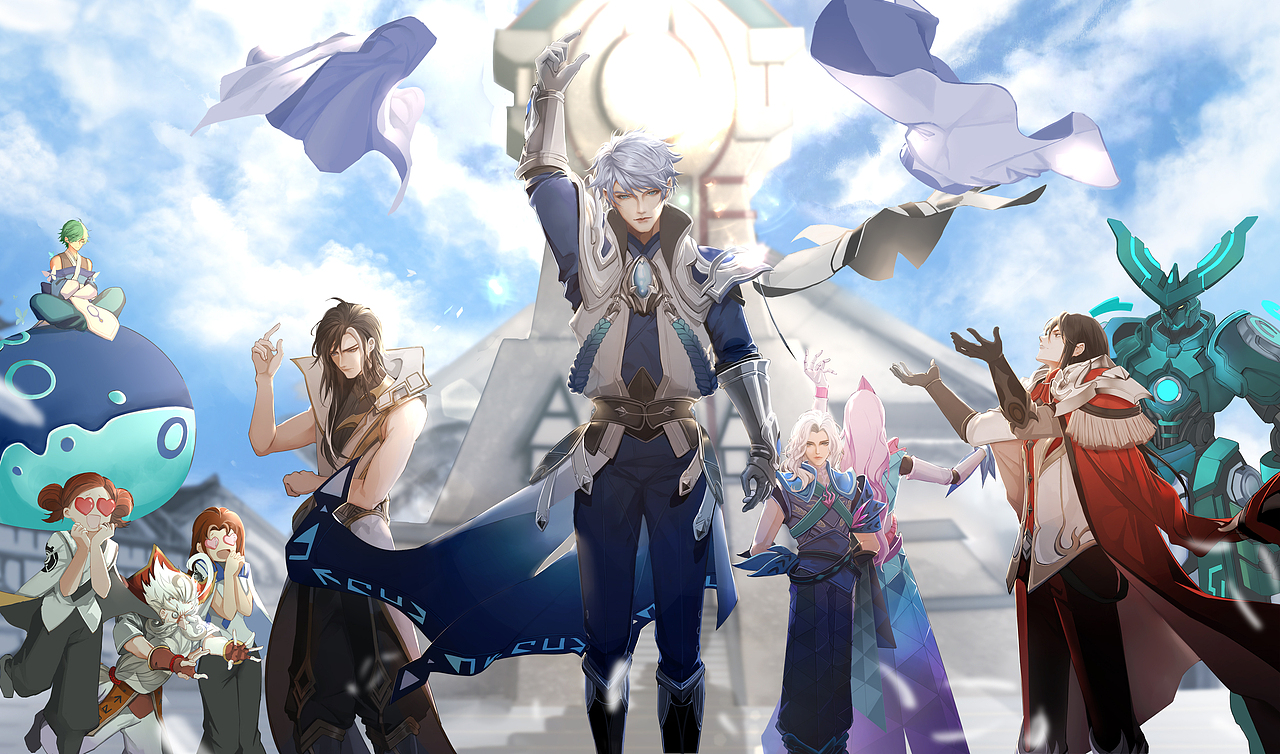 王者荣耀相关（图ZMjc0MDM0ODg0） - 商业插画 - 站酷设计师随手保存SE原创素材 - 站酷ZCOOL