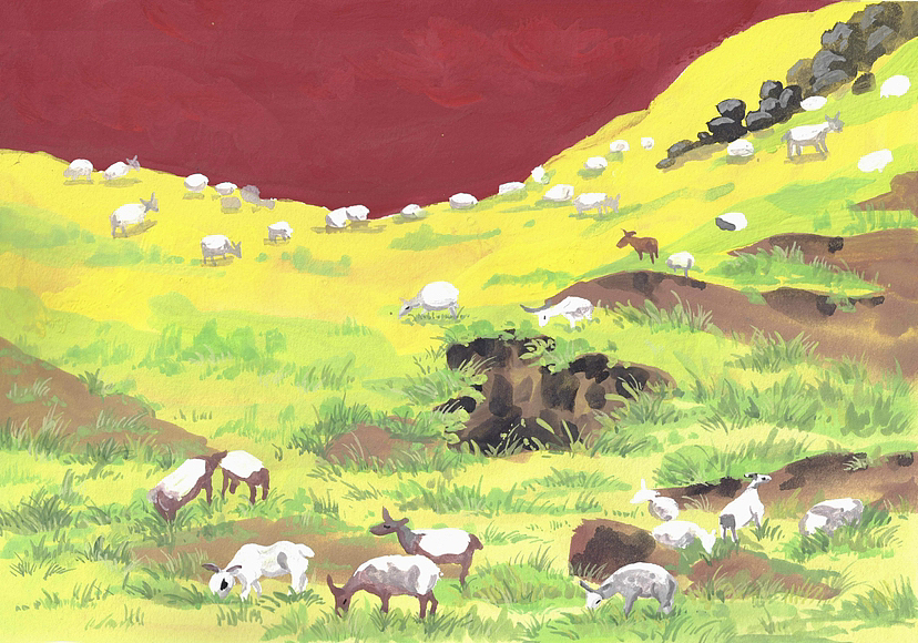 藏区二（图ZMzUyNTMyMDY4） - 艺术插画 - 站酷设计师阿茹先生原创素材 - 站酷ZCOOL