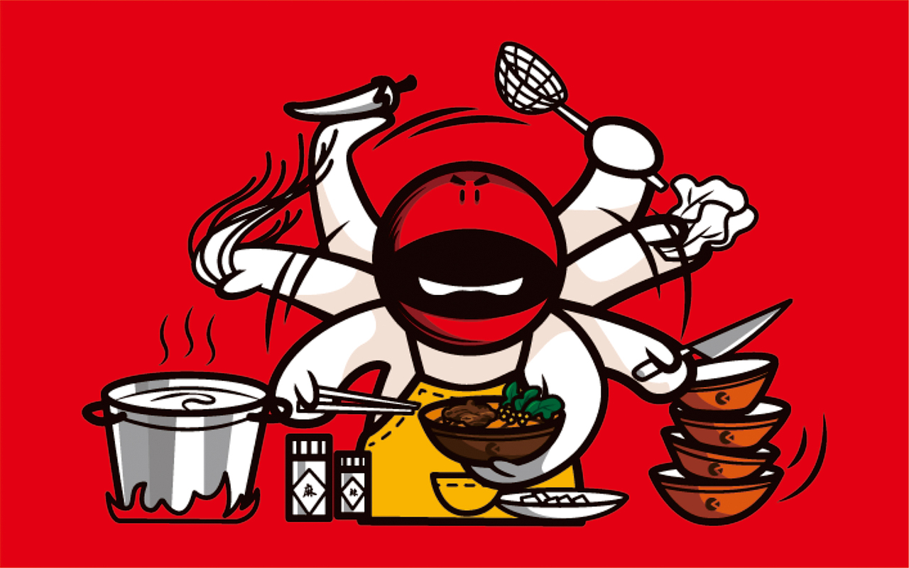 专注餐饮这几年——意合餐饮插画合集(上)