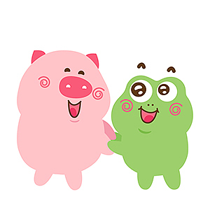 突突猪与丢丢娃（图ZMjU0Njg3NTgw） - 网络表情 - 站酷设计师一串西红柿原创素材 - 站酷ZCOOL