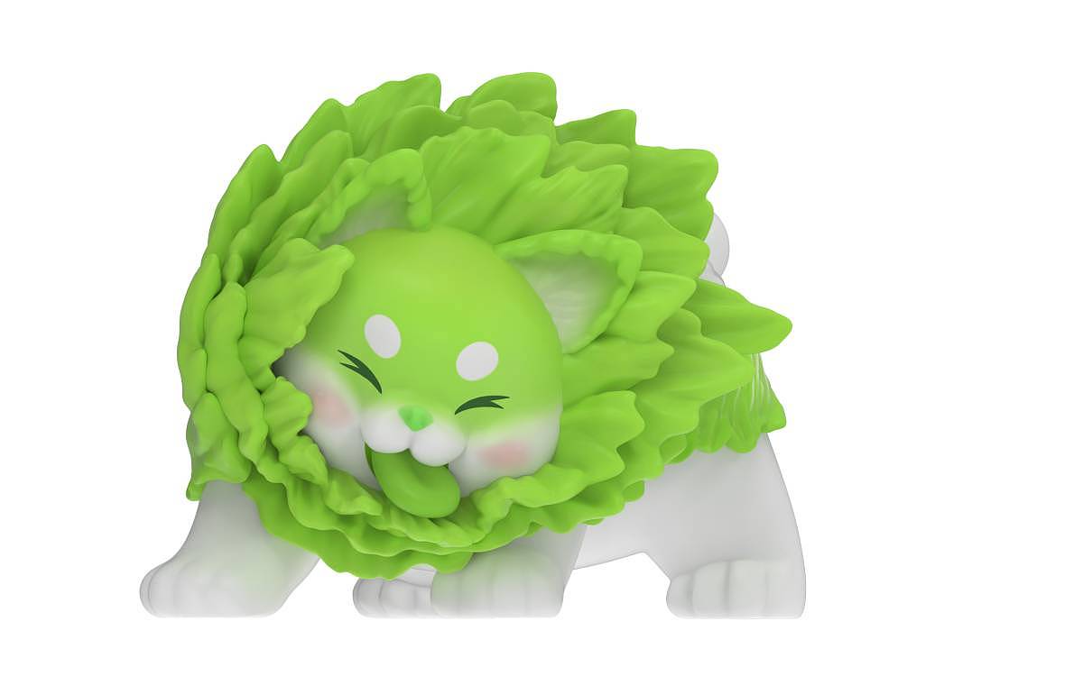 蔬菜精灵白菜狗全新造型展示