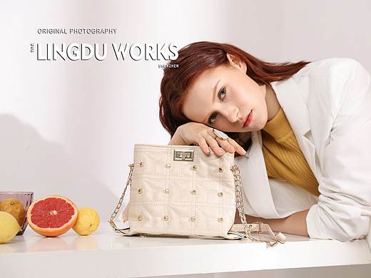 零度摄影公司 红发外模 拍摄饰品