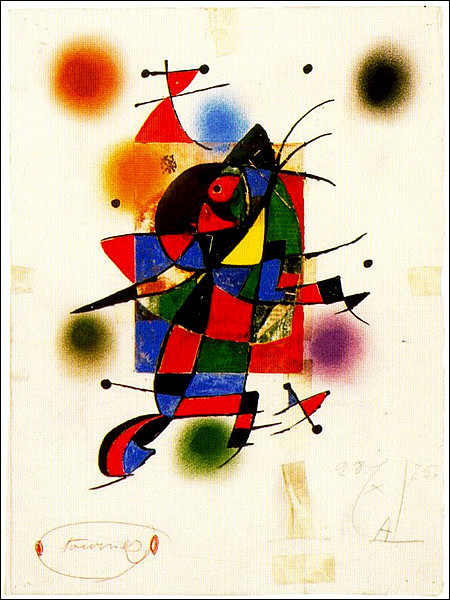 米罗-西班牙-超现实主义画家（图ZMTcxMjI0NTgw） - 商业插画 - 站酷设计师张先宗原创素材 - 站酷ZCOOL