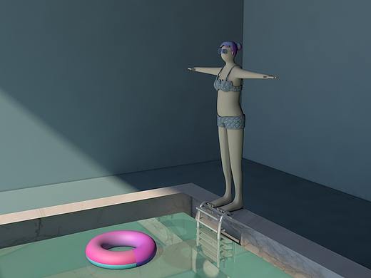 游泳池（個人主頁-ZNDk2NDI3NTI=） - 場景 - 站酷設(shè)計師會飛的魚和茉莉原創(chuàng)素材 - 站酷ZCOOL