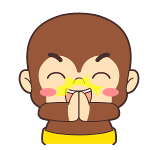 宝宝猴稚气表情