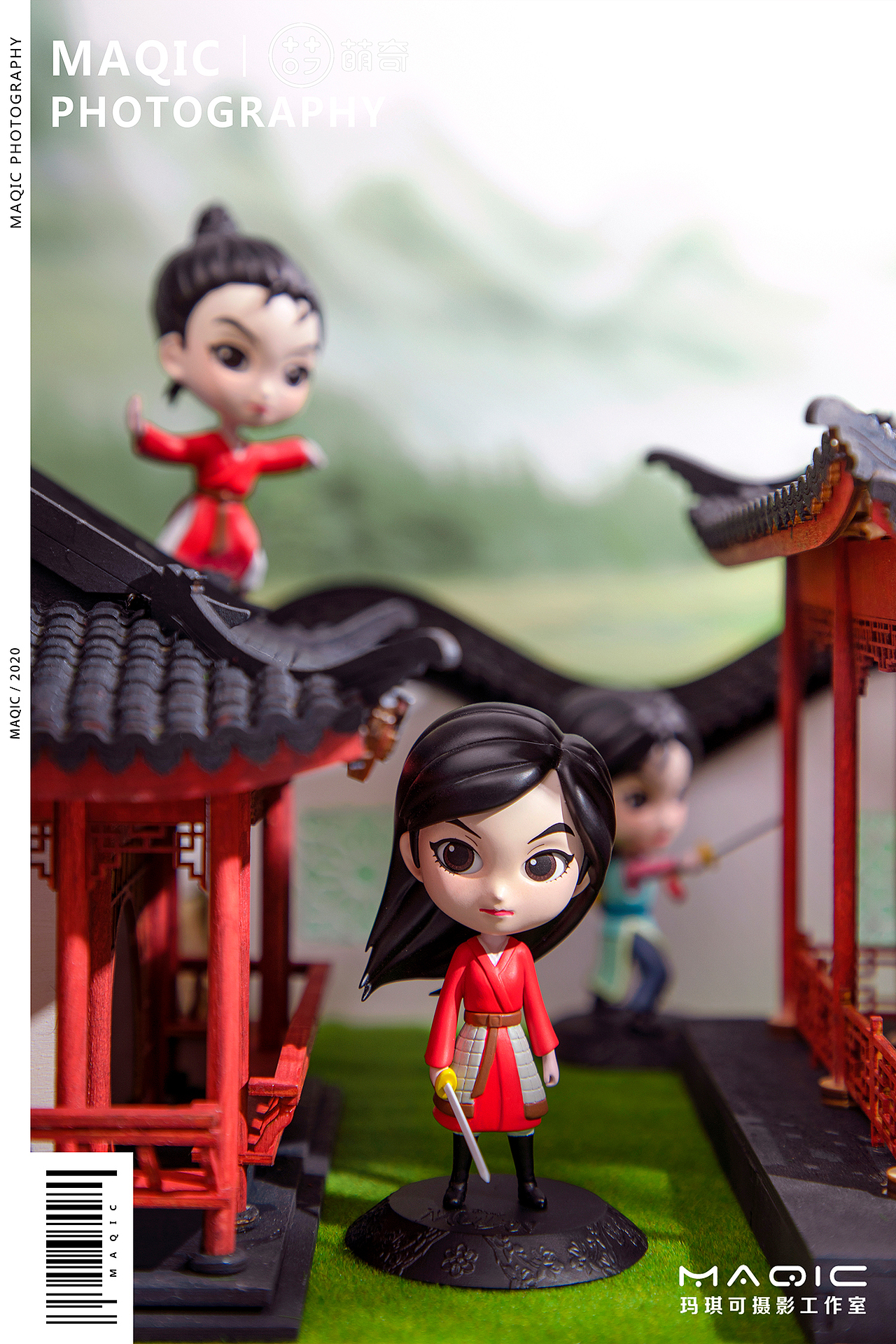 mulan花木兰电影系列盲盒携手萌奇文化