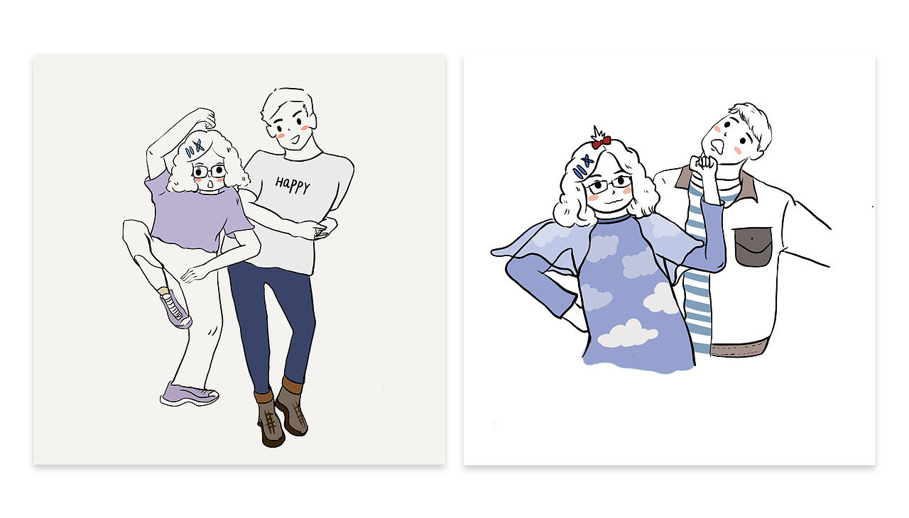 【手绘插画】婚礼纪（图ZMjIwMDkyMjI4） - 商业插画 - 站酷设计师笃行致诚原创素材 - 站酷ZCOOL