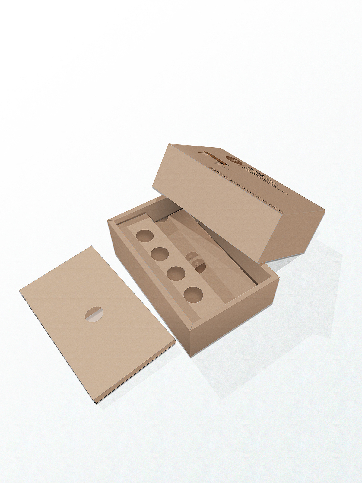 家具配件包装盒 结构设计