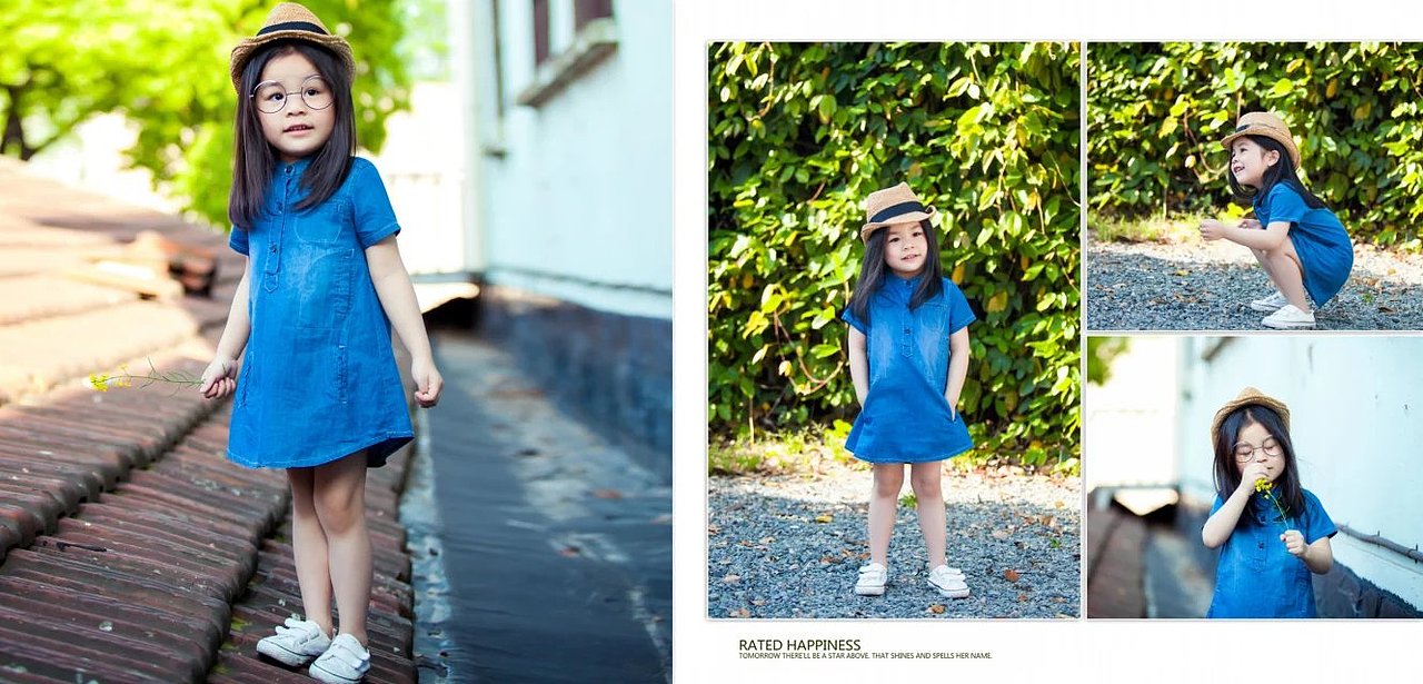 儿童摄影后期相册设计