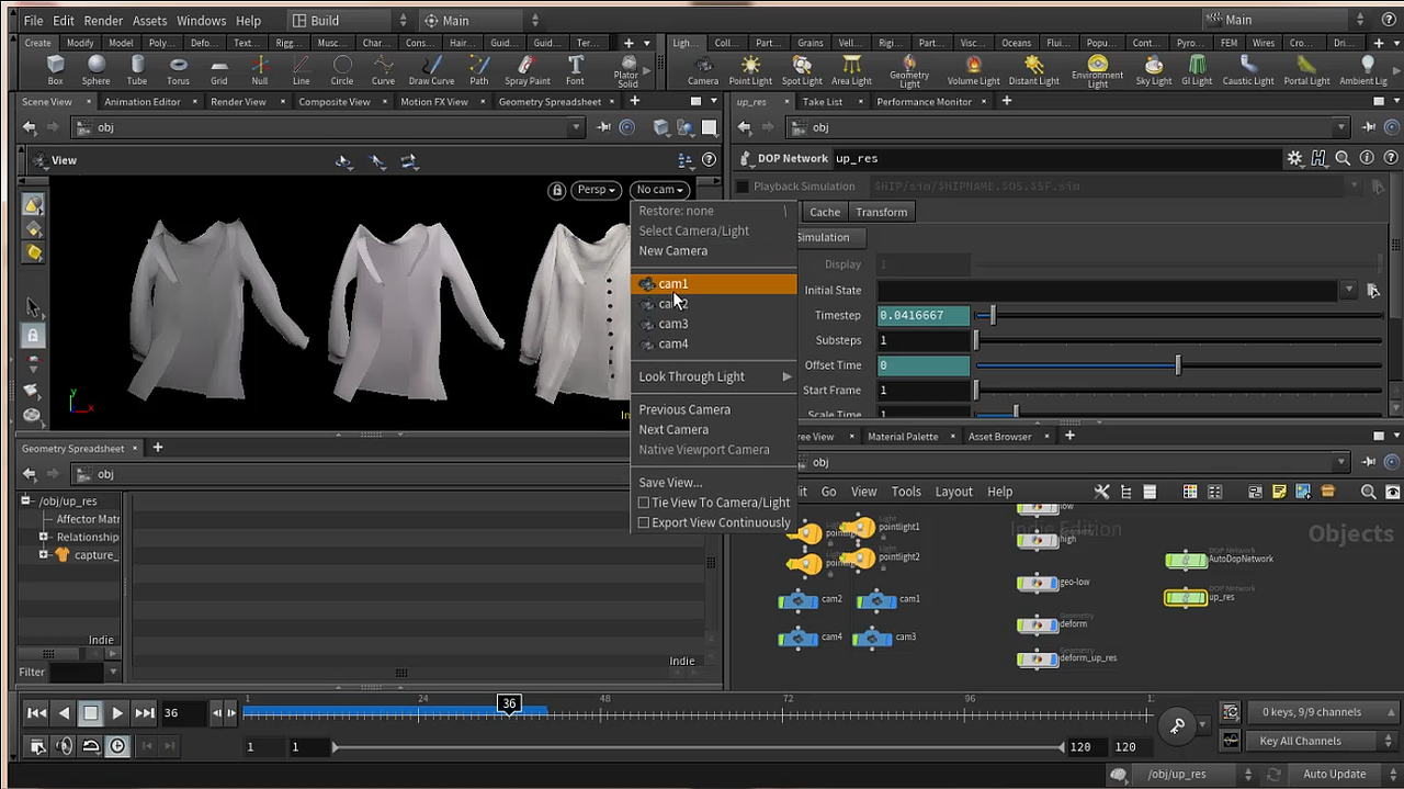 HOUDINI影视特效-衣服布料
