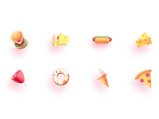 食物icon临摹