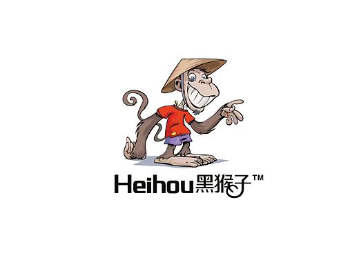 黑猴子logo#品牌设计