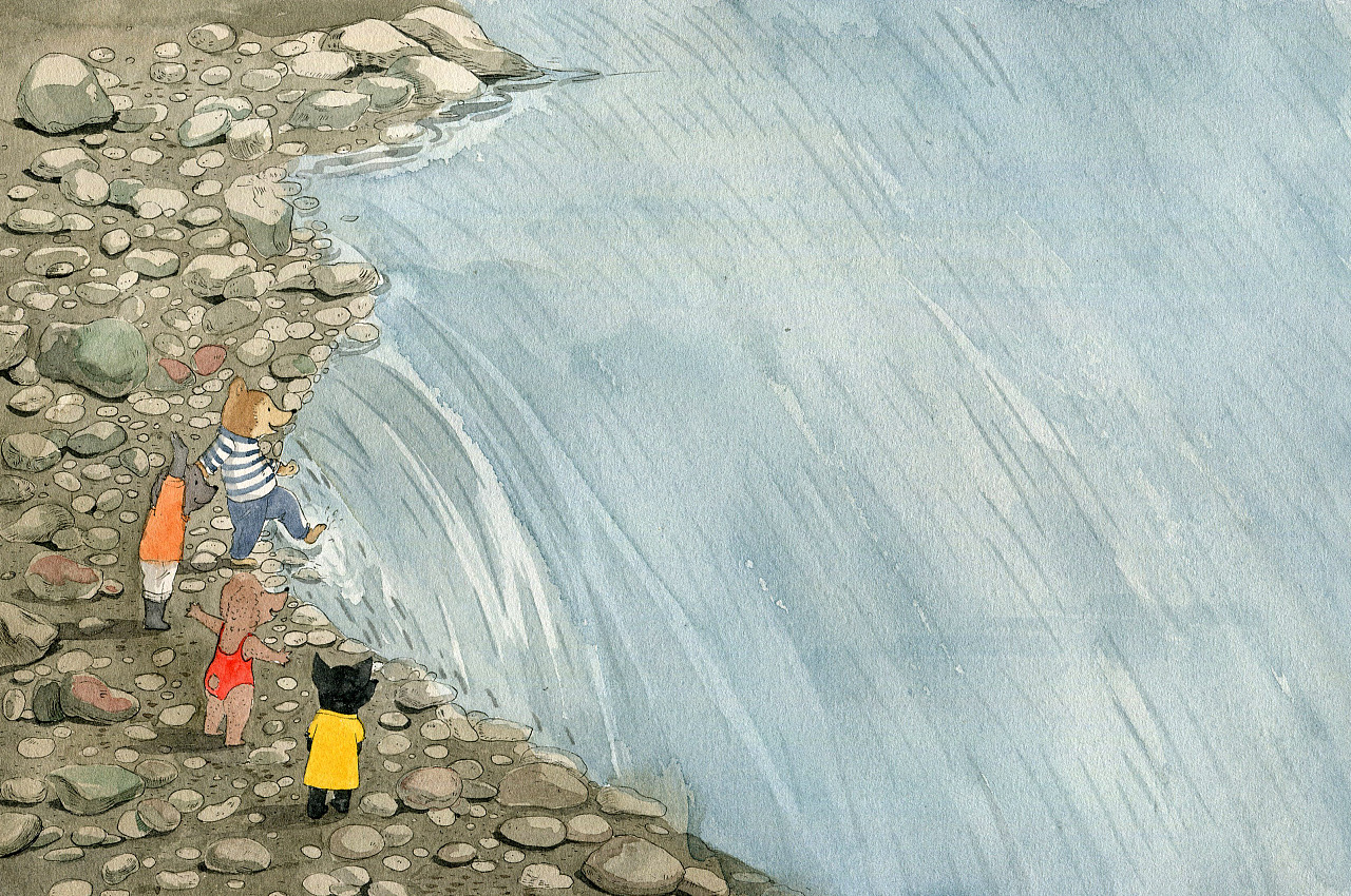 走!玩水|插画|绘本|大脑门dnm - 原创作品 - 站酷 (zcool)