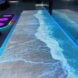 文旅景区夜游全息互动沙滩