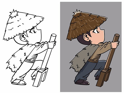 大禹孩童q版造型