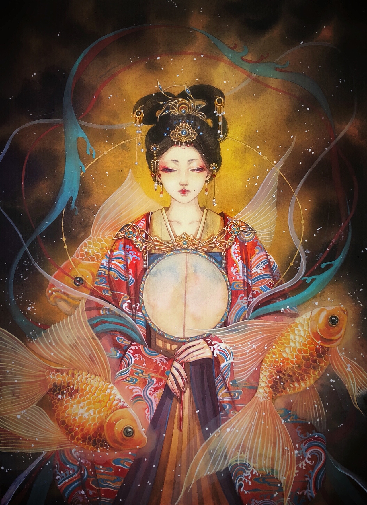 古风原创插画|插画|绘本|熙往_原创作品-站酷zcool