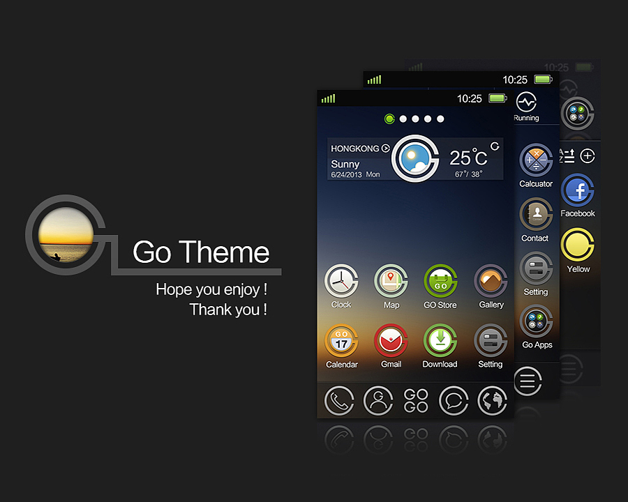 GO主题（图ZMTAzNjA3NzI=） - 主题/皮肤 - 站酷设计师WayneJiang原创素材 - 站酷ZCOOL