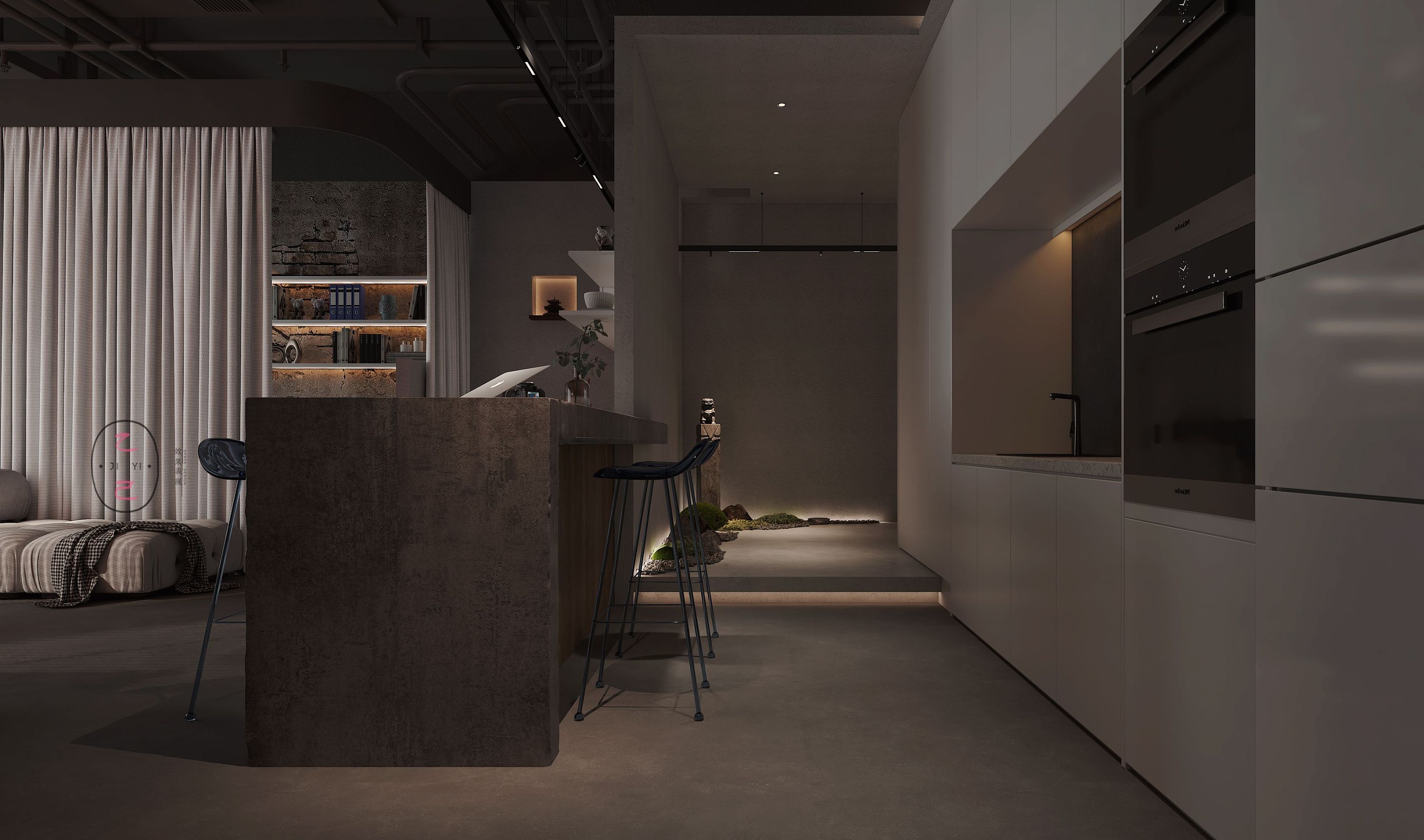 诧寂复古小办公室